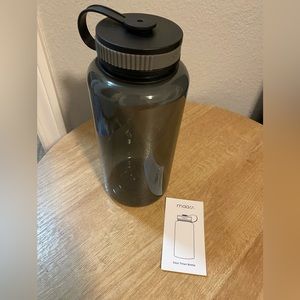Maars Tritan Wide Mouth Gray BPA-Free Sports Water Bottle